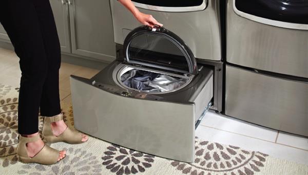 Add items while the washing machine is running - a little bit like a rabbit with LG TWIN-Wash