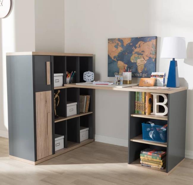 The models of desks with the cheapest, most beautiful and convenient bookshelf today