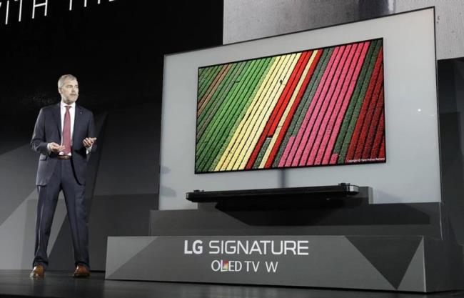 The W7T OLED TV series from LG received more than 40 awards since its launch