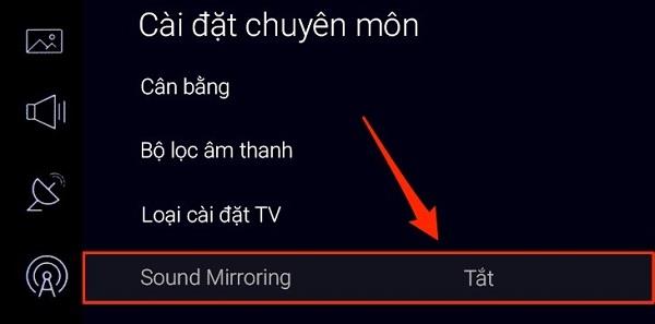 Instructions on how to connect your phone to the TV via bluetooth to play music