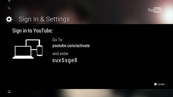 How to login YouTube account on Smart TV