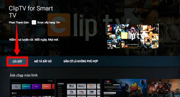 Instructions on how to activate the Clip TV service pack for Sony Android or Sony Smart TVs