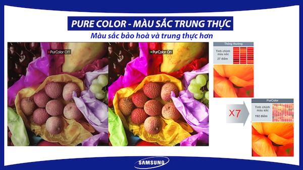 Learn about PurColor imaging technology on Samsung TVs
