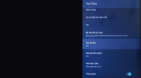 Perbaiki kesalahan aplikasi Youtube di Sony smart TV