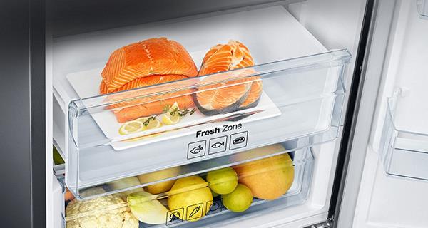 Find out details about the switch compartment of the Multidoor Samsung refrigerator