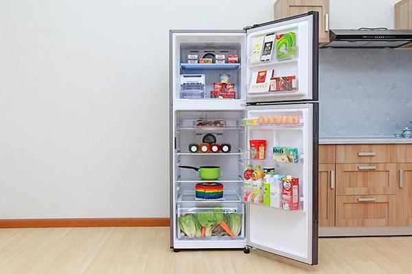 Compare differences between the upper and lower freezer compartments