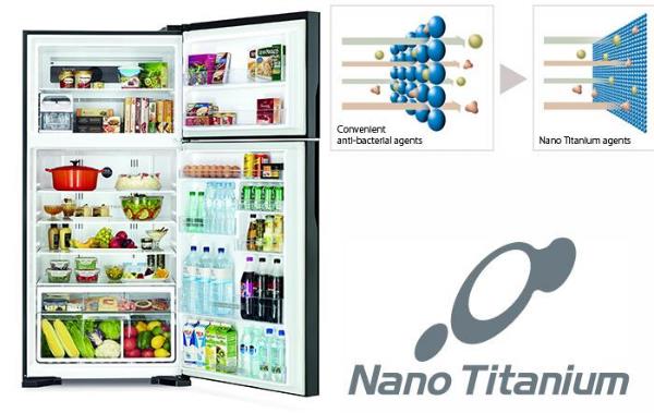 Pelajari tentang teknologi antimikroba Nano Titanium pada lemari es Hitachi