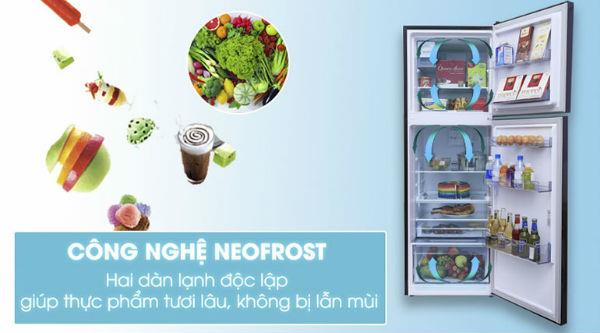 NeoFrost technology 2 indoor units on the Beko refrigerator