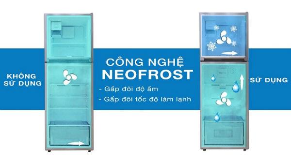 NeoFrost technology 2 indoor units on the Beko refrigerator