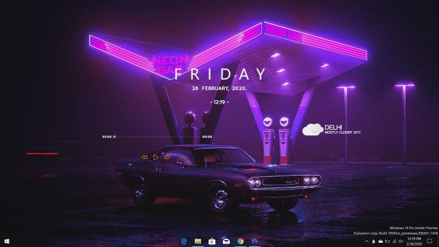 Rainmeter - Download software, Skin for PC screens