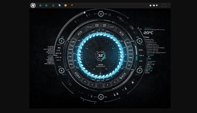 Rainmeter - Download software, Skin for PC screens