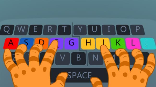 10 typing fingers.