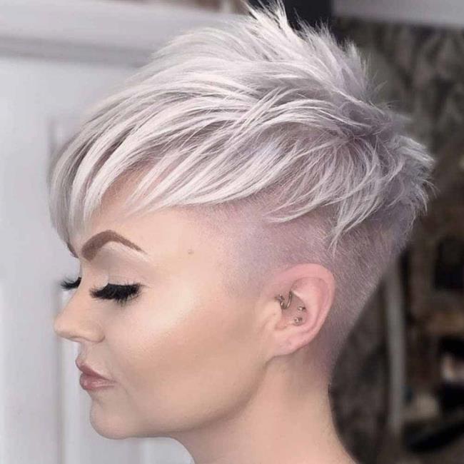 Coupes de cheveux très courtes: 150 images et idées