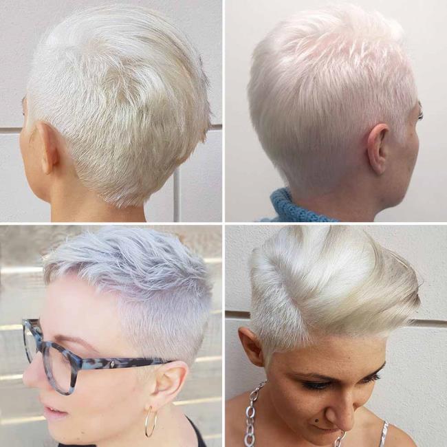 Very short haircuts: 150 images and ideas