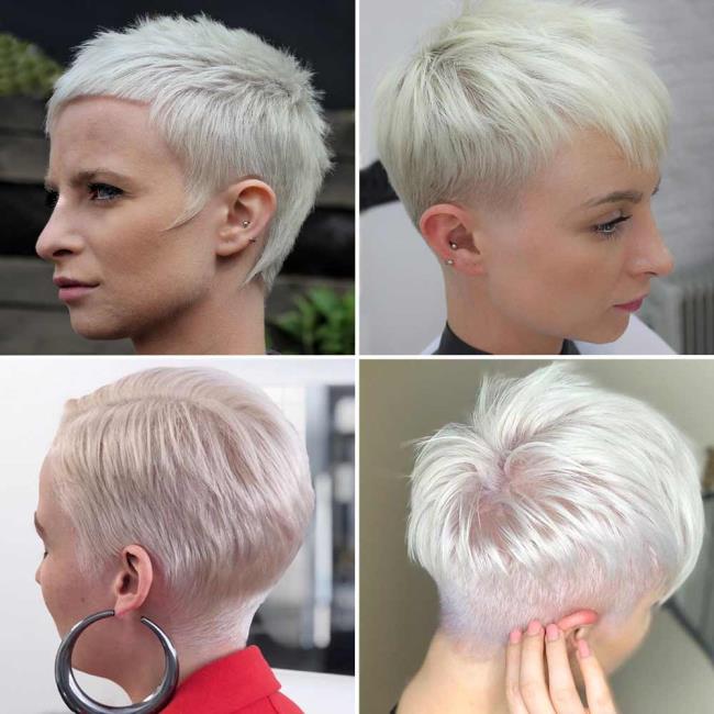 Very short haircuts: 150 images and ideas