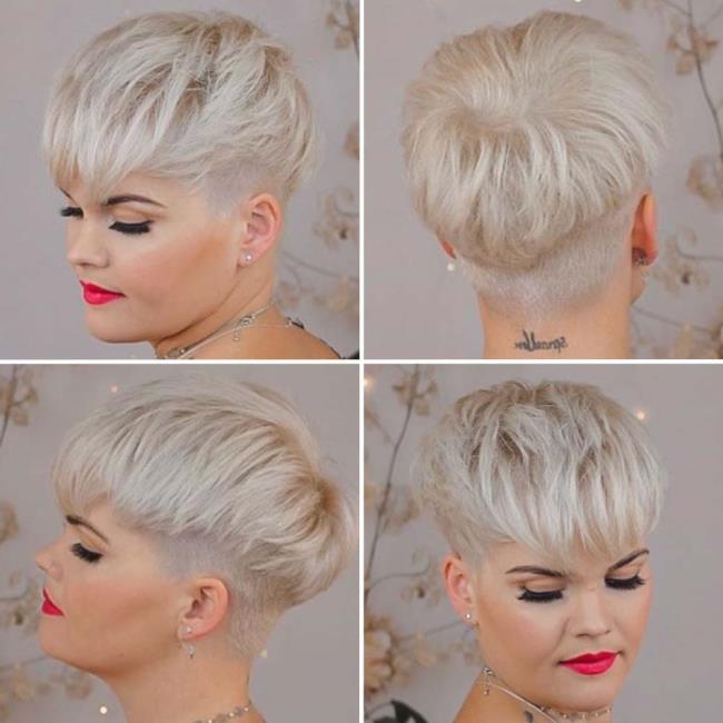 Very short haircuts: 150 images and ideas