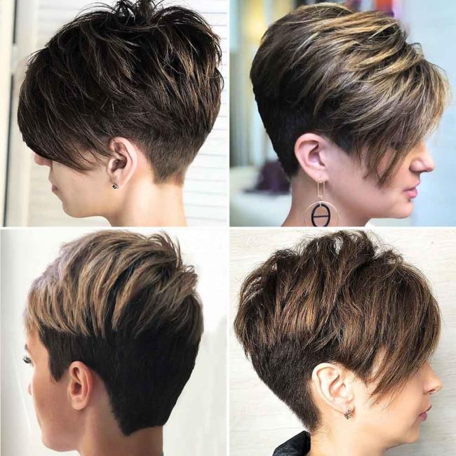 Very short haircuts: 150 images and ideas