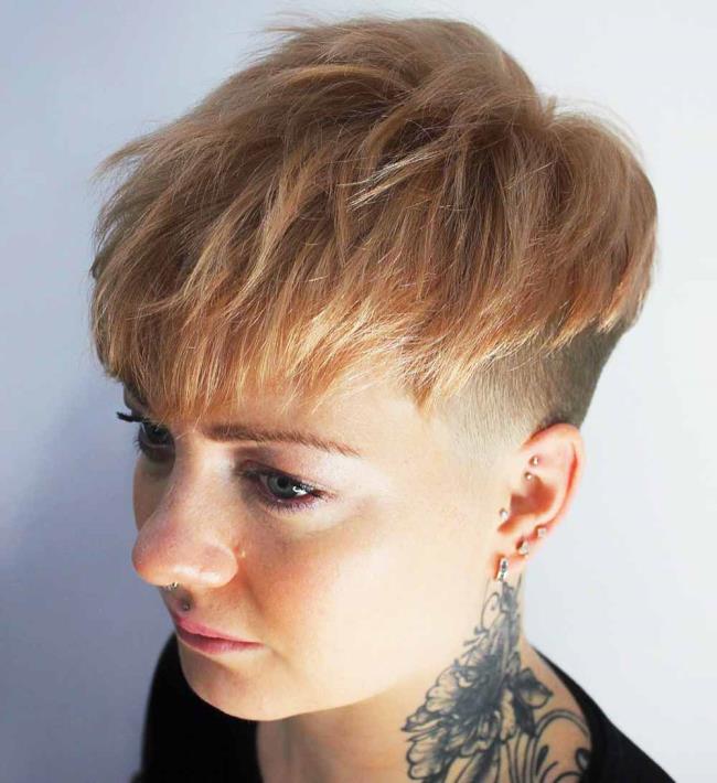 Very short haircuts: 150 images and ideas