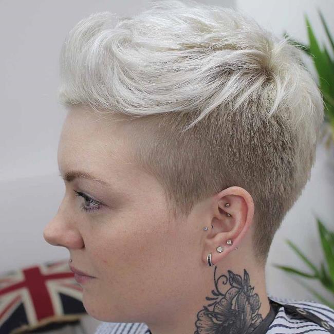 Very short haircuts: 150 images and ideas