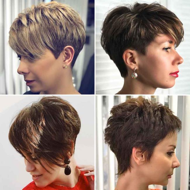 Very short haircuts: 150 images and ideas