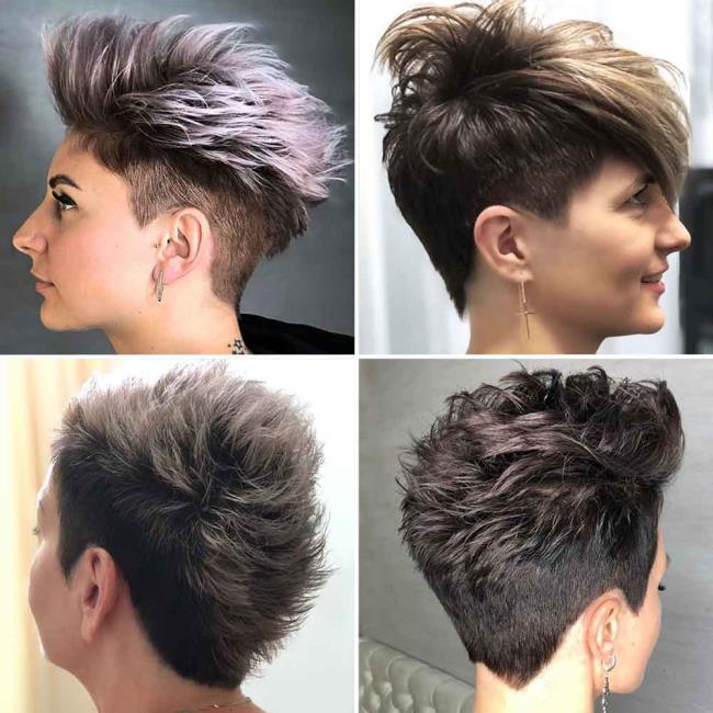 Very short haircuts: 150 images and ideas