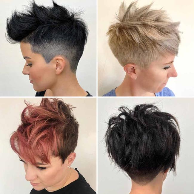 Very short haircuts: 150 images and ideas