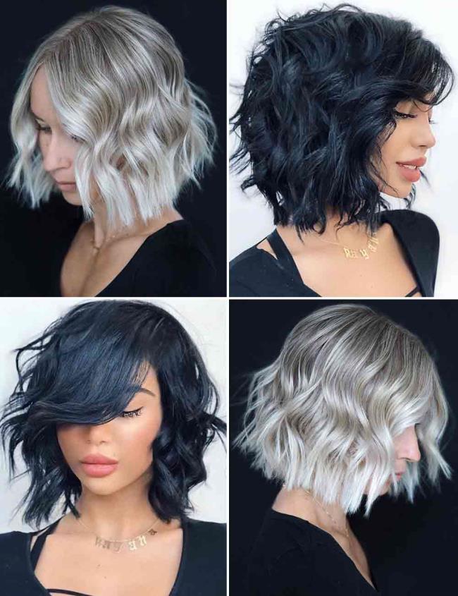 Wavy bob: how to do it and 100 photos to inspire you