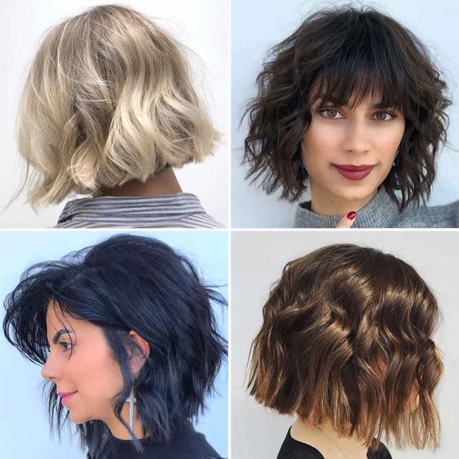 Wavy bob: how to do it and 100 photos to inspire you