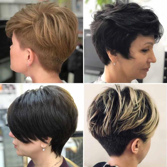 Haircuts over 50 and over 60: 100 images and ideas