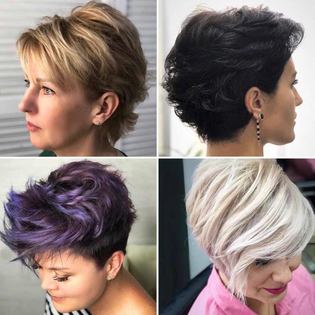 Haircuts over 50 and over 60: 100 images and ideas