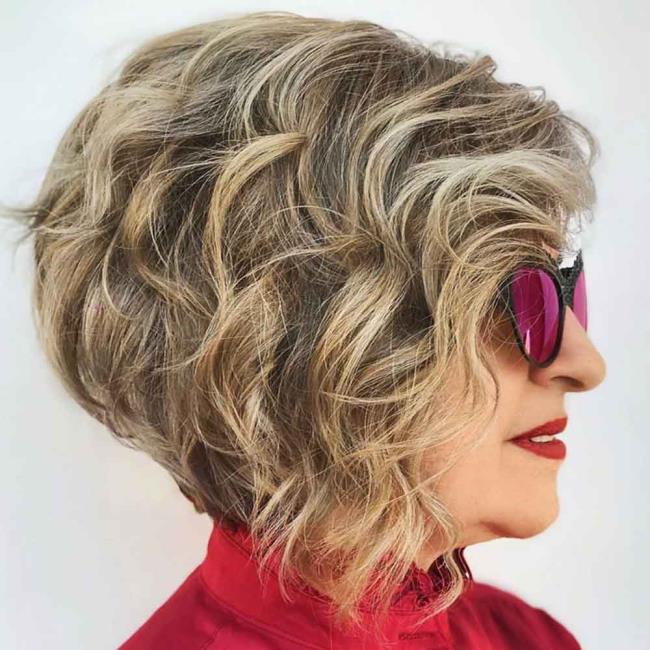 Haircuts over 50 and over 60: 100 images and ideas