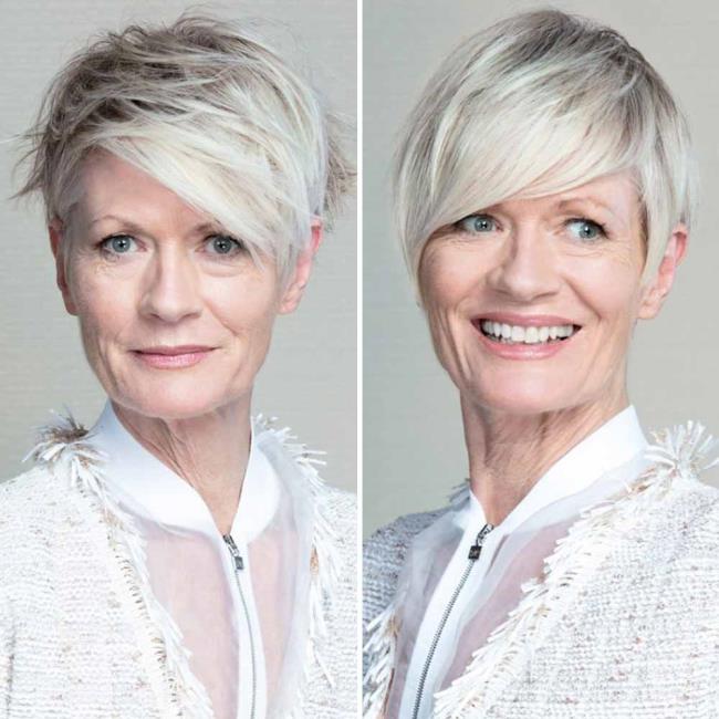 Coupes de cheveux de plus de 50 ans et plus de 60 ans: 100 images et idées