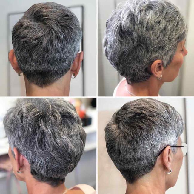 Haircuts over 50 and over 60: 100 images and ideas