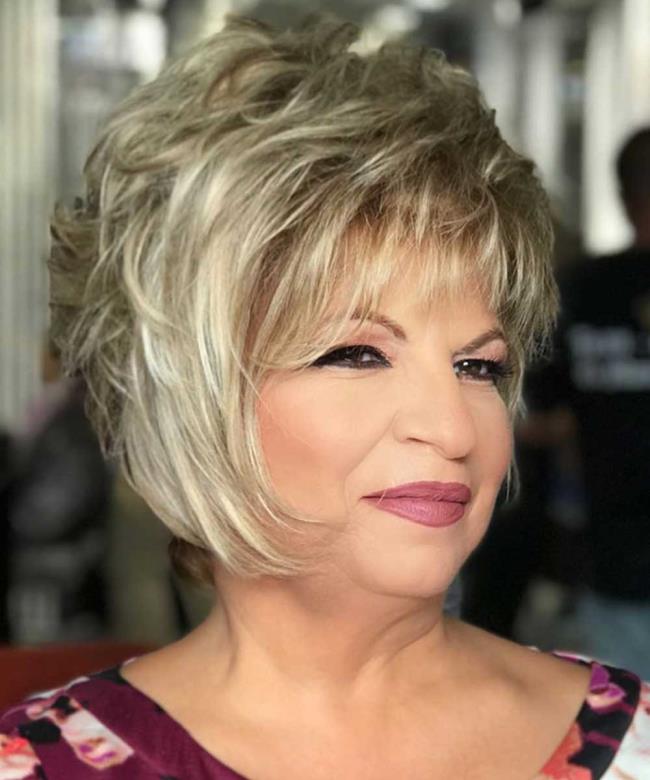 Haircuts over 50 and over 60: 100 images and ideas