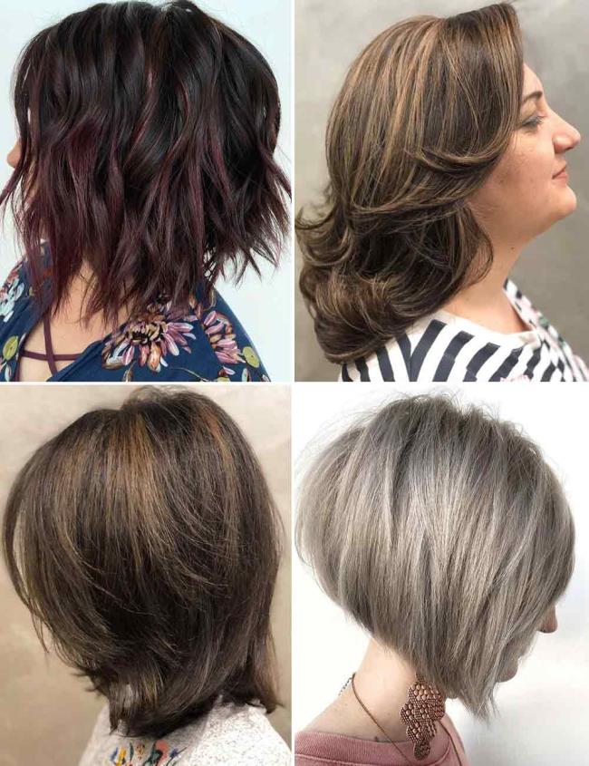 Haircuts over 50 and over 60: 100 images and ideas