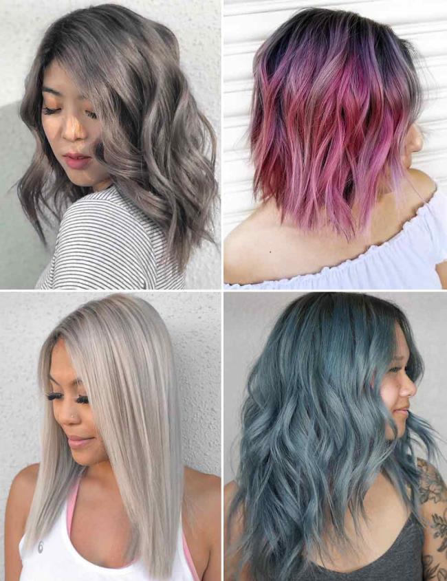 Medium haircuts Summer 2020: trends in 160 images