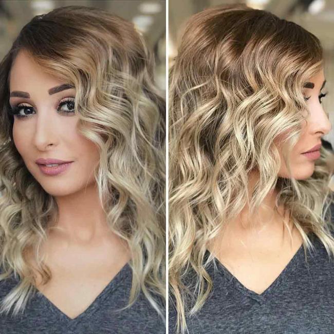 Medium haircuts Summer 2020: trends in 160 images