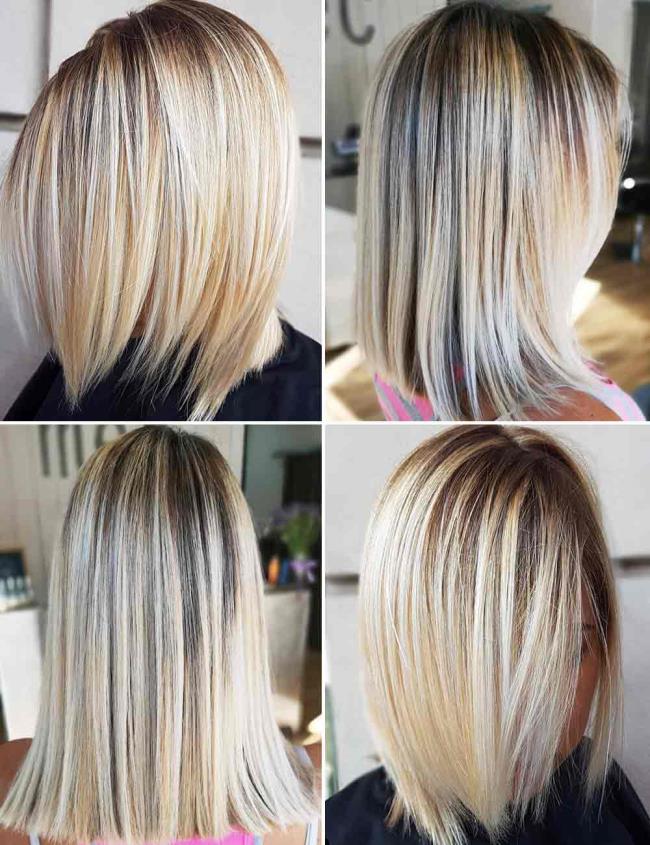 Medium haircuts Summer 2020: trends in 160 images