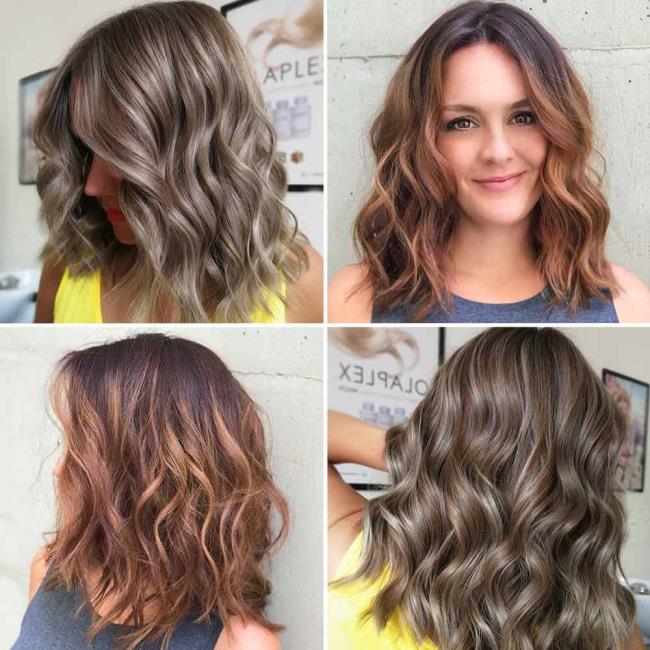 Medium haircuts Summer 2020: trends in 160 images