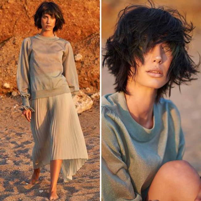 Medium haircuts Summer 2020: trends in 160 images