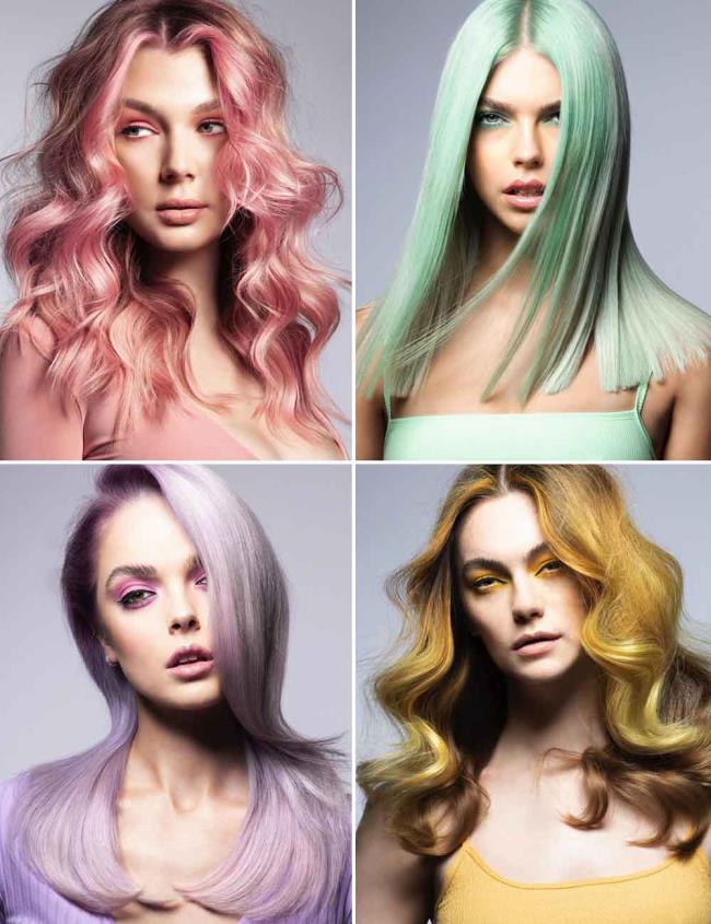 Hair color 2020 Summer: trends in 160 images