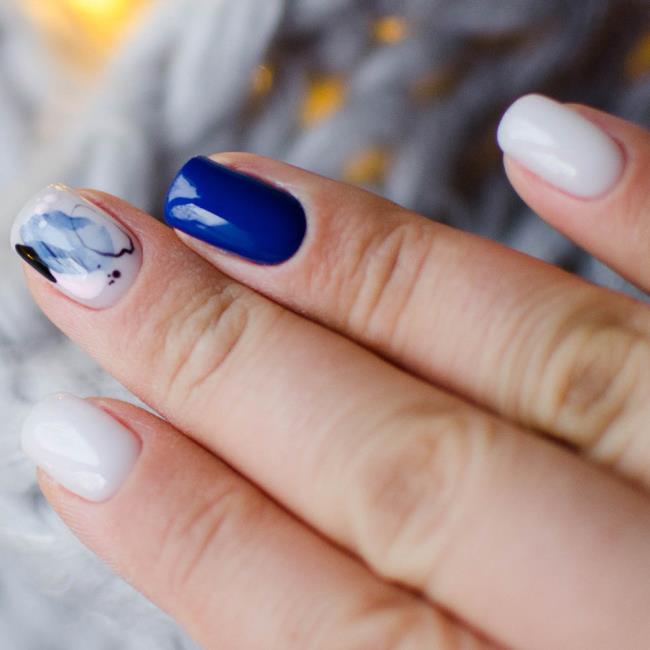 Gel nails 2020: trends and nail art, 100 images