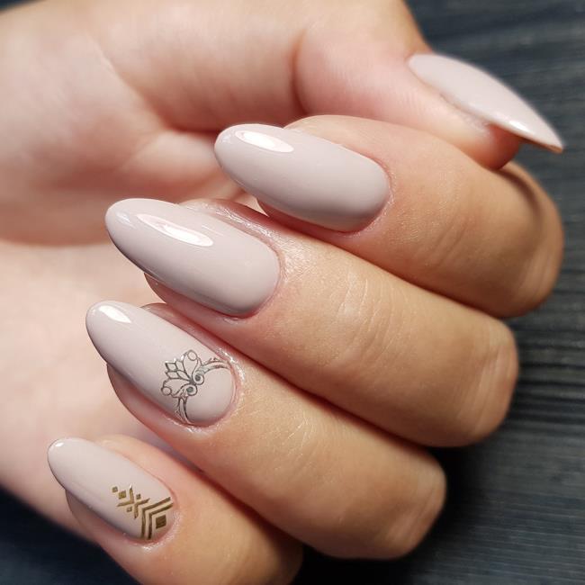 Gel nails 2020: trends and nail art, 100 images