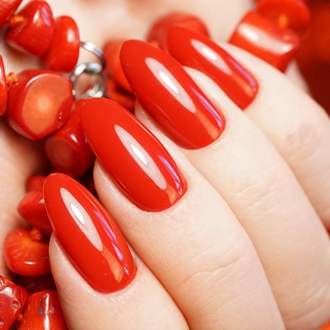 Gel nails 2020: trends and nail art, 100 images