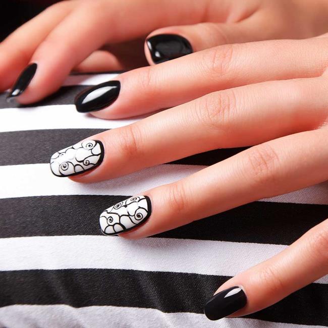 Gel nails 2020: trends and nail art, 100 images