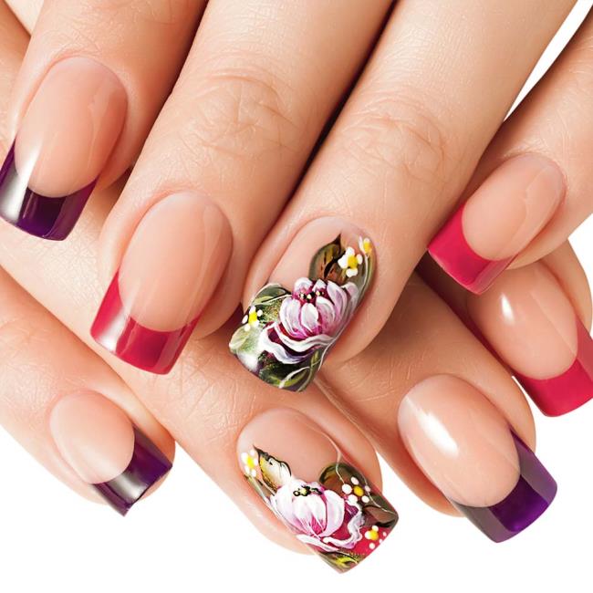 Gel nails 2020: trends and nail art, 100 images