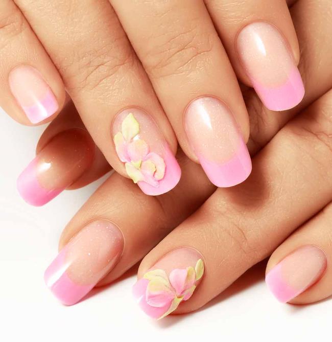 Gelnagels 2020: trends en nail art, 100 afbeeldingen