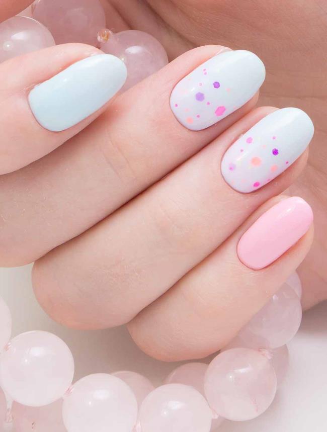 Gel nails 2020: trends and nail art, 100 images