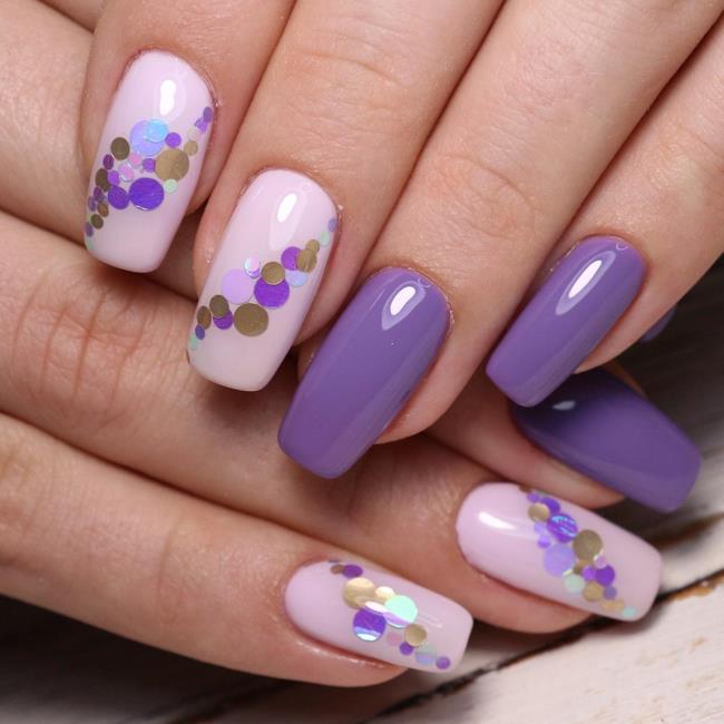 Gel nails 2020: trends and nail art, 100 images