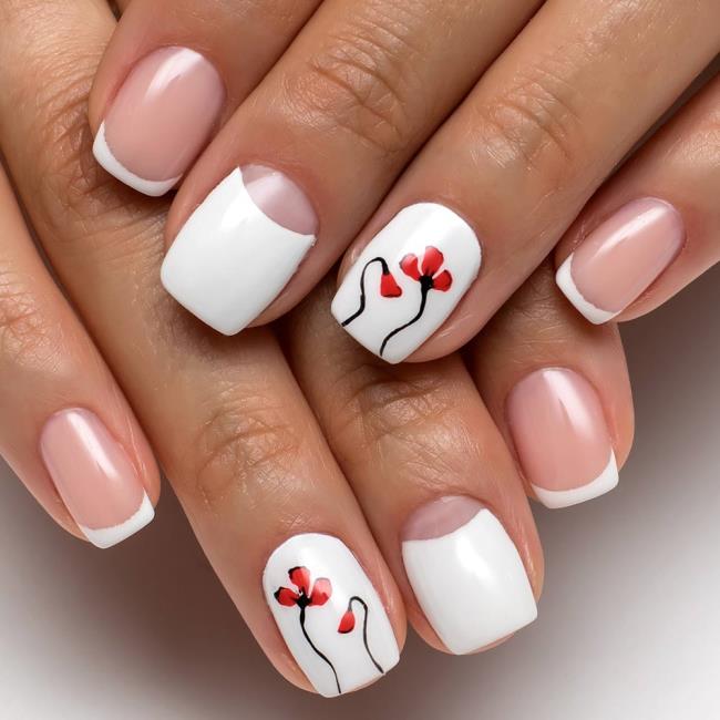 Gel nails 2020: trends and nail art, 100 images